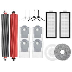 Roborock Q Revo/P10S Pro -imurin lisävarustepaketti - pää- ja sivuharjat, suodattimet, moppiliinat, pölypussit