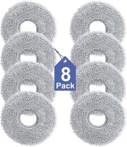 8-pakning vaskbare moppeputer – universell passform