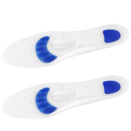 Siniset ja valkoiset silikonisisäpohjalliset rei'illä (koko 41-42)
