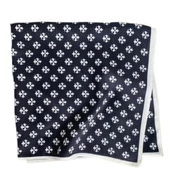 Firkantet skjerf 27"" x 27"" allsidig motetilbehør Sort