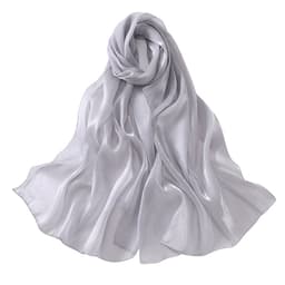 Elegant organza halsduk Grå