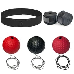 Bokse Refleksballsett: Hodebånd, 3 Baller & Bandasjer for Smidighetstrening