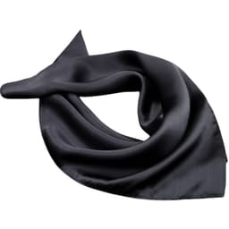 Elegantti silkkiruutuinen huivi Laivastonsininen