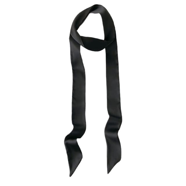 100% Mullbärssilke Lång Smal Scarf - Mångsidig Accessoar för Alla Till