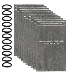 10-pakning støvposer kompatibel med Craftsman 9-38737, 2-2,5 gallon støvsuger