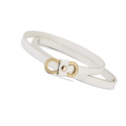 Elegant Brunt PU-läderbälte med Slätt Spänne - 105 cm Långt, Perfekt f