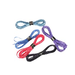 5 paria kengännauhoja monivärisiä paisley- ja sinisiä aaltokuvioita XXXL