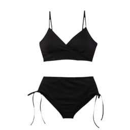 Elegant grime Bikini Badedrakt for Kvinner Sort XL