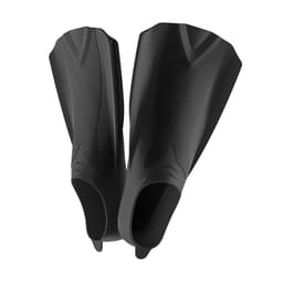 Svømmeføtter for trening Korte svømmeføtter Sort S