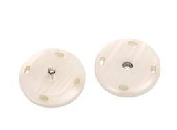 Vaatteiden ompelupainike, välittömästi irrotettava, ei ompelua 6 paria Beige