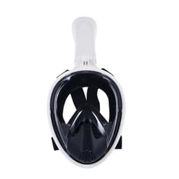 HELTÄCKANDE SNORKELMASK L/XL: 180° PANORAMAVY, ANTI-FOG, FLYTANDE SILI