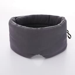 Syvän harmaa pimennyshengittävä unimaski - Säädettävä ja mukava silmien suojaus