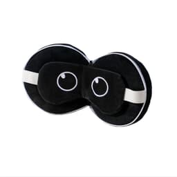 2-in-1 pimennyssilmänaamio ja U-muotoinen niskatyyny matkoille ja päiväunille