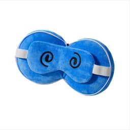 2-in-1 Sininen U-muotoinen tyyny ja unimaski – täydellinen matkoille ja päiväunille