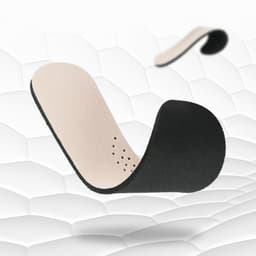 Ihonväriset pohjalliset - Iskunkestävä Musta XL