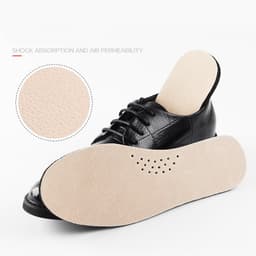 Hudfargede innleggssåler - støtdemping Sort XXXL