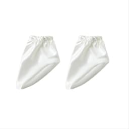 Silke Sovesokker - Varme, Pustende og Komfortable for Avslappende Søvn Hvit
