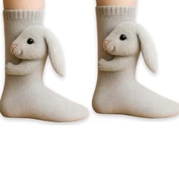 Söta Tecknade Djur Stickade Varma Golvstrumpor - Perfekt för Vintern