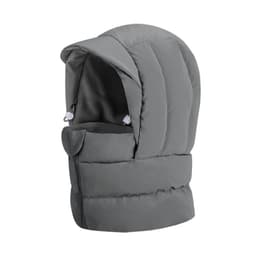 Vinterlue Ansiktsmaske Halsvarmer Hette - Kompatibel med Sykkelhjelm Mørk grå