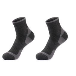 Merino uldstrømper, sportsstrømper, løbestrømper i håndklædebund Grå