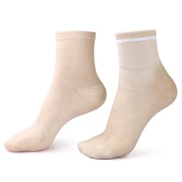 Gel-Infused Full Sokker for Komfort og Støtte Beige