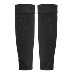 Jalkapallosuojat Kompressiosukat jalkapalloharjoitteluun Musta