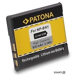 Batteri för Sony NP-BN1 630mAh 3.6V