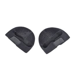 Hælbeskyttere med pustende hull Sort M
