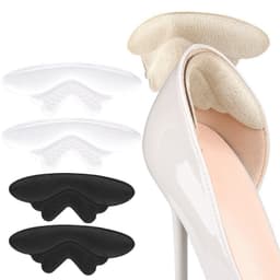 GEL Hälskydd Pads 3 Par - Mjuka, Halkfria Hälkuddar för Högklackat