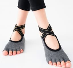 Tålösa Yogastrumpor Halkfria grepp för Pilates Yoga