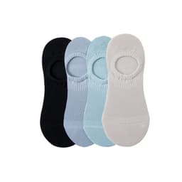 4 paria naisten näkymättömiä piilossa olevia matalia puuvillasukkia