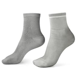 Gel-Infused Full Sokker for Komfort og Støtte Grå