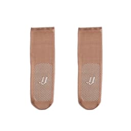 10 par tynne silkestrømper kaffe