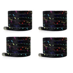 Ingen snørebånd til sneakers (2 par) MultiColor