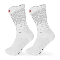 2 paria paksunnettuja pohkeen puolivälissä olevia sukkia Valkoinen