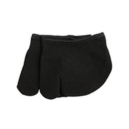 Framfotsstrumpor Två tåstrumpor Delade tåstrumpor Svart