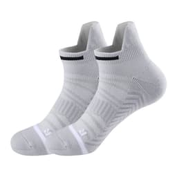 Anti-Slip Stötdämpande Löparstrumpor för Sport, 2-pack Grå