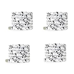 Ingen snørebånd til sneakers (2 par) Hvid