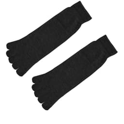 Femfingrede tåsokker (2 par) Sort