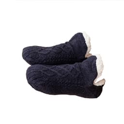 Myke og varme gulvsokker Sort L