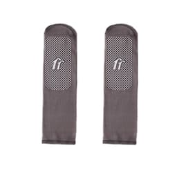 10 par ultratynne, transparente krystallstrømper