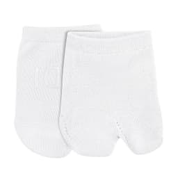 Liukumattomat varvassukat, joissa on silikonikahva Valkoinen