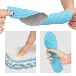 Andningsbara skoinlägg i latex F