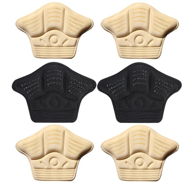 Hälkuddar för skor, självhäftande hälgrepp Inläggssulor