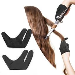 Varmebestandig hårstylinghanske med tre fingre Venstre hand