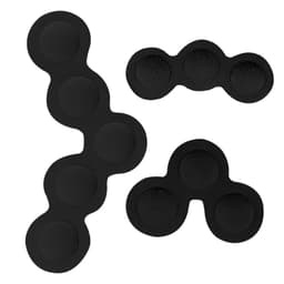 Mustat rakeiset pohjalliset (jalkaterä + holvi + kantapää) 2 sarjaa - litteän jalan holvituki