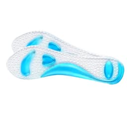 Fotbuestøtte 3/4 innleggssåler for flate føtter Blå