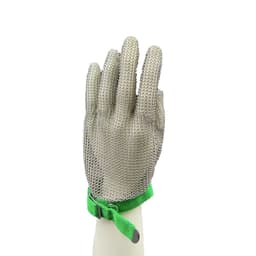 316L Skärbeständig Handske i Rostfritt Stål med Nylonrem - Överlägset