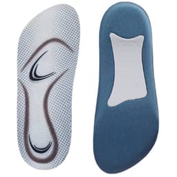 Et par 3/4 Arch Support-innleggssåler for menn og kvinner Grå