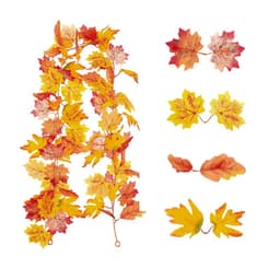 KONSTGJORDA LÖNNLÖVSLINGOR - Dubbelsidiga, 1,7 m (2-pack) - Realistisk